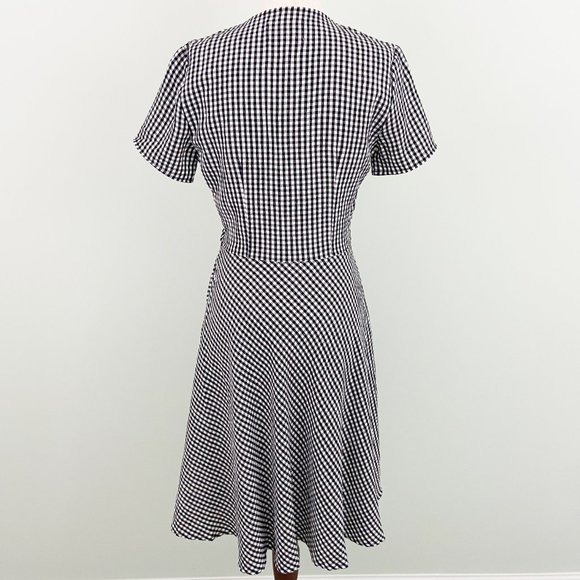 🌺SOLD🌺 NWT Solid & Striped | Black & White Gingham Cutout Dress XS - Picture 8 of 11
